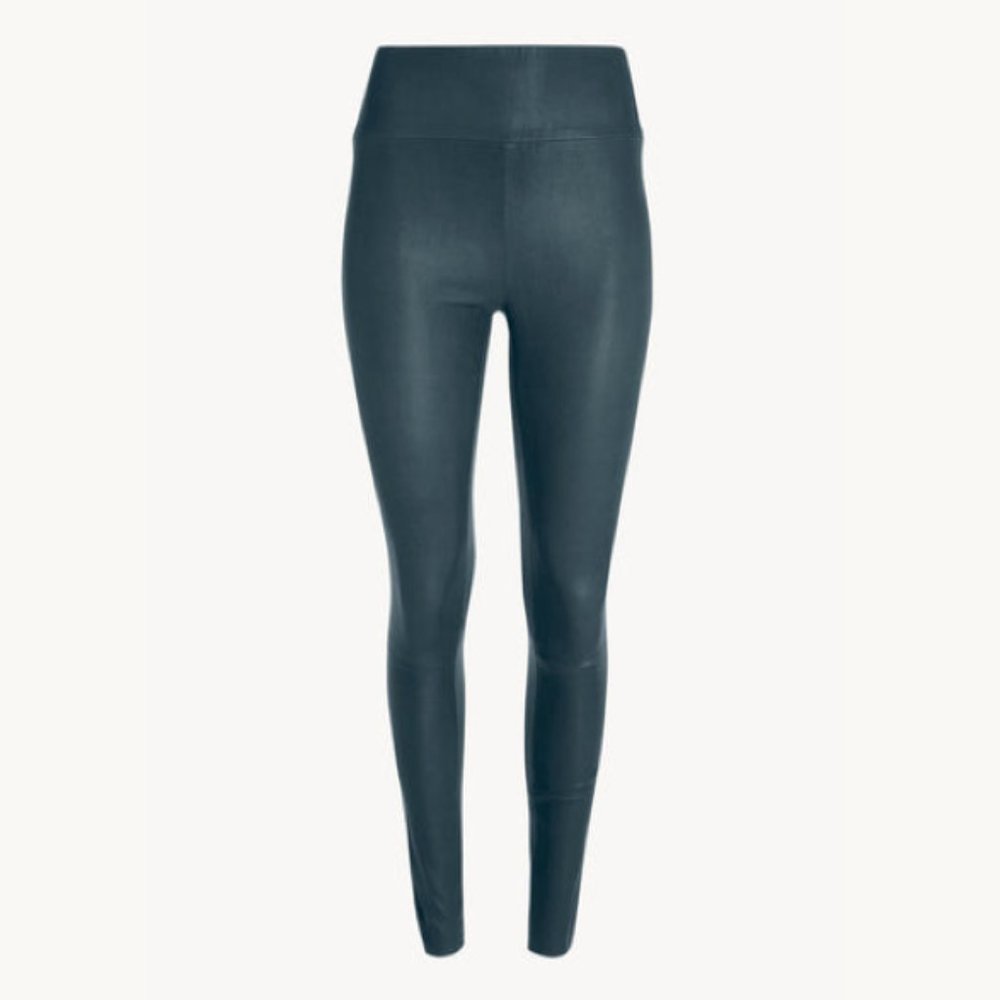 SPRWMN NWT High-Waisted Lambskin Ankle Leggings